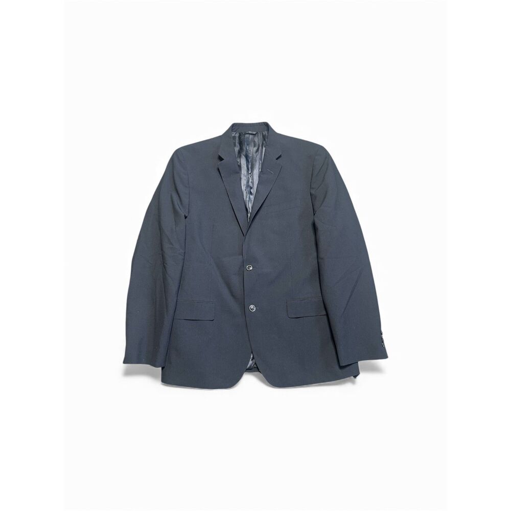 Ben Sherman Blazer Mens 42R Black Tailored Classic Fit Stretch Two-Button Jacket